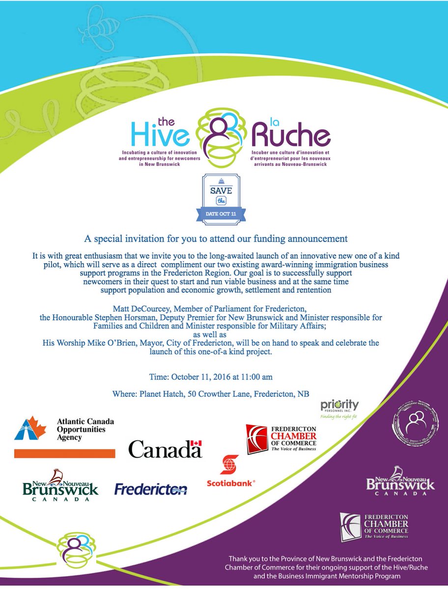 janet_moser's tweet photo. Save the date @Fton_Chamber @Hive_Incubator have an announcement on Tuesday Oct 11 @Planethatch @IgniteFredNB @MsJuliaRS   See you there! https://t.co/YLRTj6fWj0