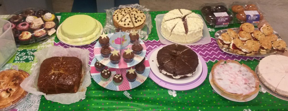 Good work everyone. VMS coffee mornings raised £425, eating cake for a good cause!