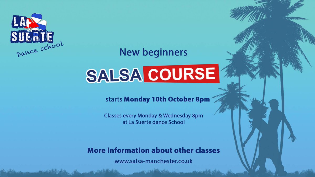SalsaManchester's tweet image. New #Salsa Beginners Course! Starts Monday 10th October at 8pm. More info &amp;amp; registration: salsa-manchester.co.uk