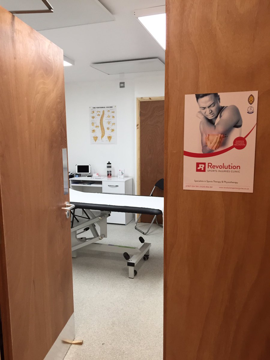 The new clinic is up and running at Wallingford Sports Park. Get in touch for appointments!