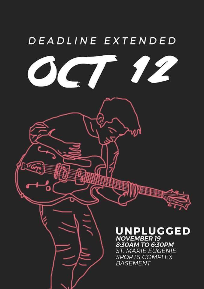 SCAAOfficial's tweet photo. The deadline for submissions has been moved! Send your demos to aabandscom2017@gmail.com before it's too late 🗓🔌 #UNPLUGGED2016 https://t.co/jkjaLxjpMm