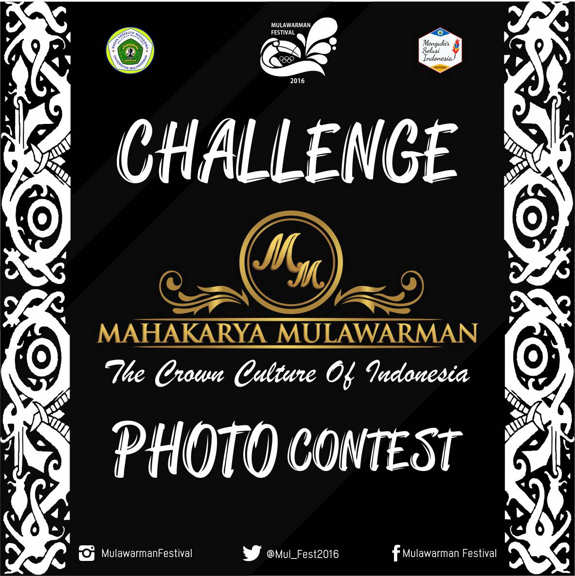 Mul_Fest2016's tweet photo. 1. Follow akun instagram @mulawarmanfestival

2. Download gambar "Mahakarya Mulawarman" di https://t.co/uOvswUNnfN https://t.co/LBB52uNUAC