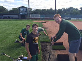 GoodDay4TheRam's tweet photo. Our field is one of the best around because our kids care and put in the time #itstheirhouse https://t.co/Xn13c42A6T