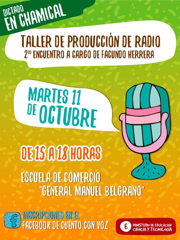 mineducacion2's tweet photo. #EducaciónEnMovimiento 
#ConstruimosJuntos
#CCVoz
Cuento con Voz realizará nuevos Talleres de Radio en Chamical y en la ciudad de La Rioja https://t.co/EPXYSmzTey