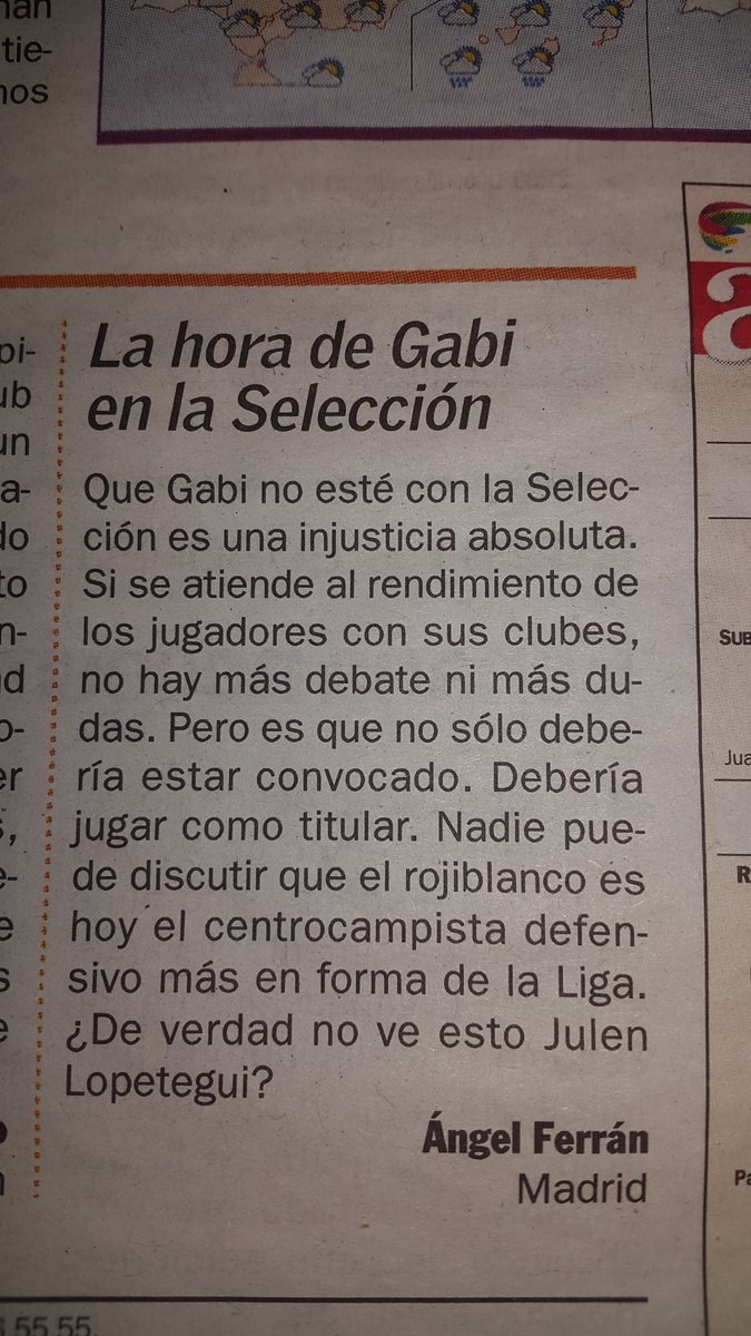 hugovelada23's tweet photo. @JuanesPREMIER @InakoDiazGuerra @Atleti se puede decir más alto pero no más claro #gabiseleccion https://t.co/VEUylO6fbf