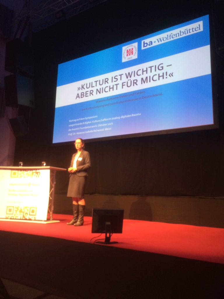 cogries's tweet photo. Der bundesdeutsche Durchschnitt: "Kultur ist wichtig - aber nicht für mich" #Reinwand #afdigital16 https://t.co/gN7VexCIVg