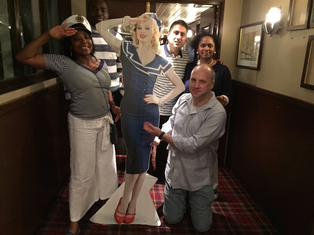 ABARNATT's tweet photo. Hammersmith Leadership Team (minus Rish) becoming friends with staff onboard! #hammersmithawayday @PrathibaUK https://t.co/sABhLIwy6X