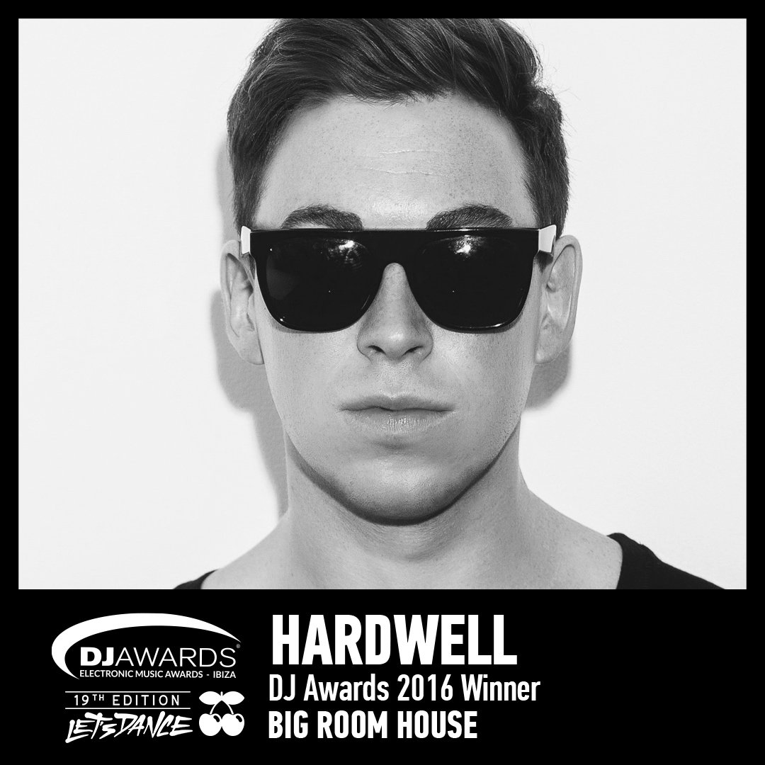 HARDWELL's tweet image. Happy to have won at @thedjawards!! Thanks everyone for voting 😄