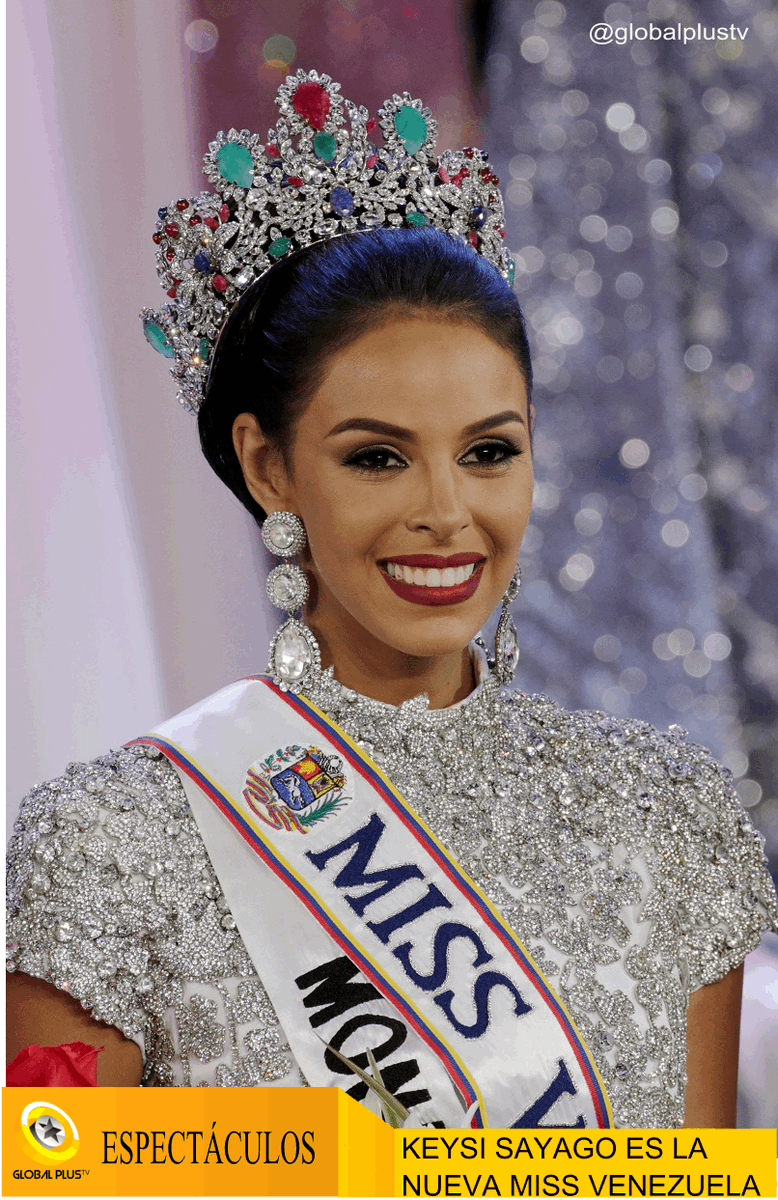 GlobalPlusTv's tweet photo. #ESPECTÁCULOS #GLOBALPLUSTV
KEYSI SAYAGO ES LA NUEVA MISS VENEZUELA. https://t.co/oOkd0wdjdl https://t.co/jJLkexzbff