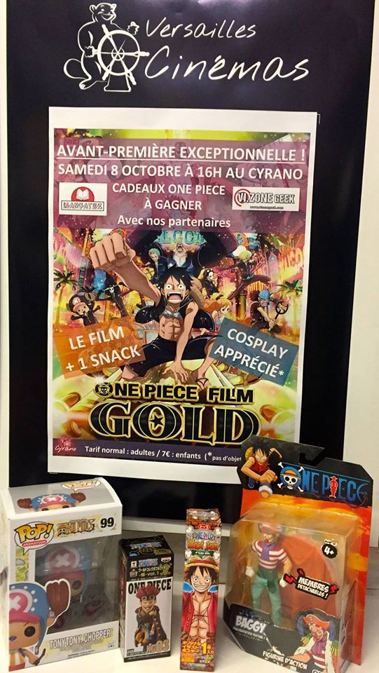 VersaillesCine's tweet photo. Avant-première de ONE PIECE : GOLD samedi à 16h au Cyrano
Des cadeaux, des surprises, un gouter... CA VA ÊTRE FOU ! https://t.co/RWcM6ESnbm