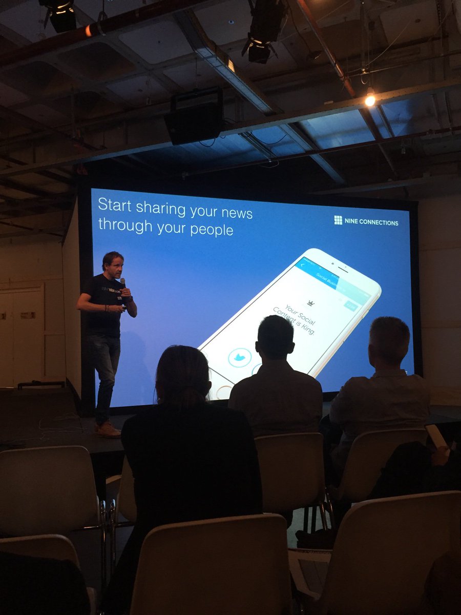 nineconnections's tweet photo. We joined IBM #Watson Developer Day - and were very pleasantly surprised when they mentioned us in their presentation! #eweek16 https://t.co/xyAG10p222