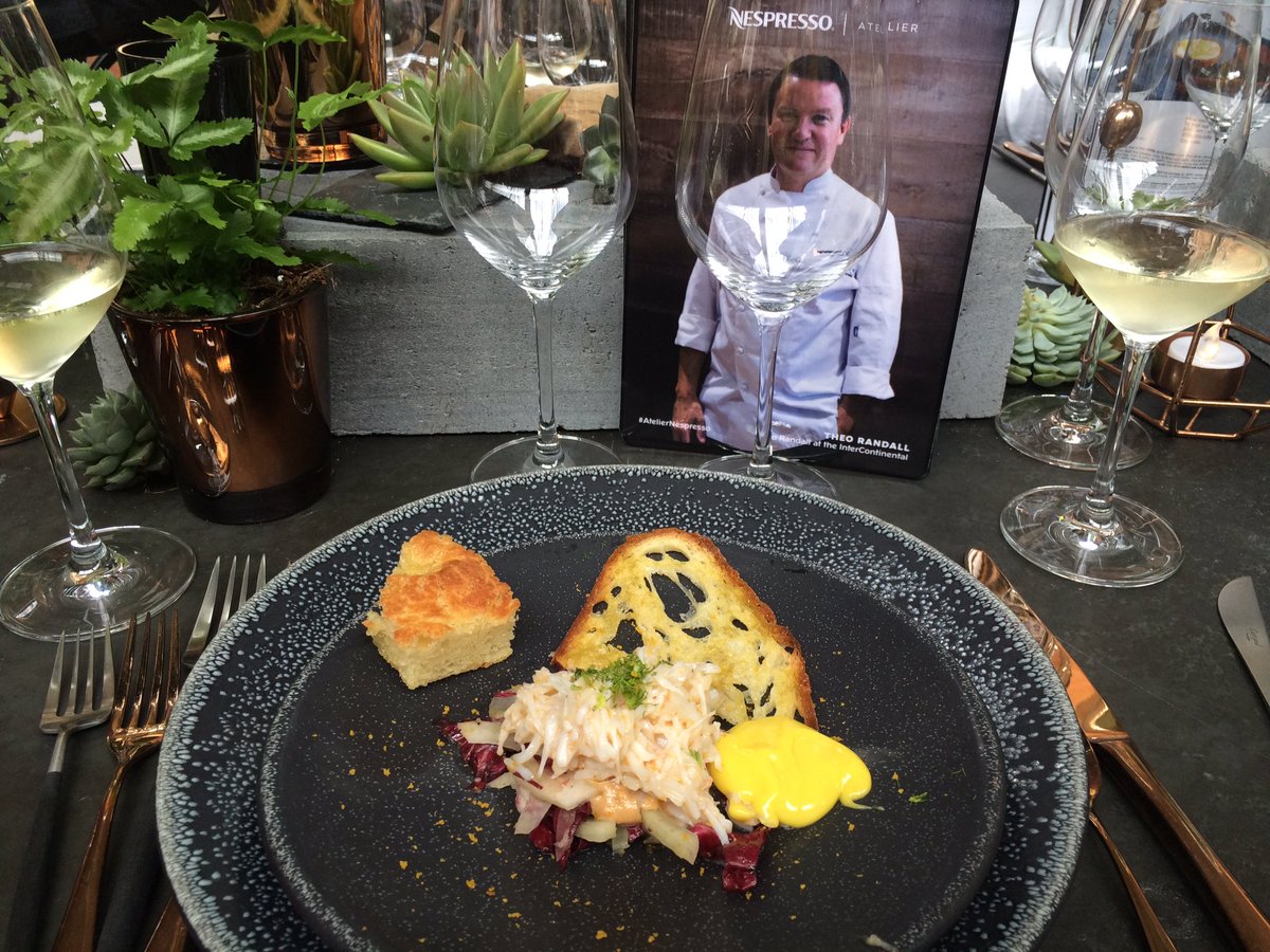 Excellent crab dish.... With fennel  <a href="/TheoRandall/">Theo Randall</a> #AtelierNespresso #London