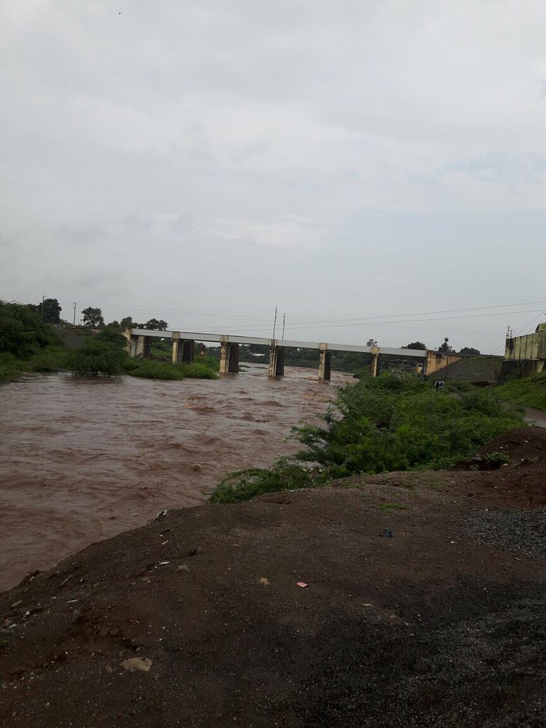 Rangawali river in my hometown Navapur... Flood after 10 years...