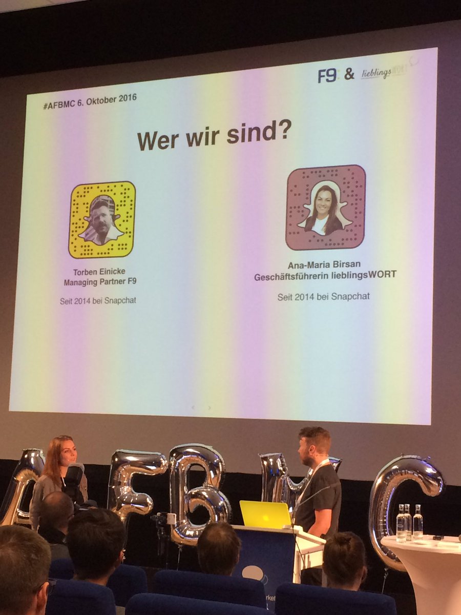 hkirchbaumer's tweet photo. @anahoch1 #onstage at #AFBMC #berlin zu @Snapchat 👻 #keepitsimple #bereal #getconversions #socialmedia https://t.co/Kbf3zH2rsy