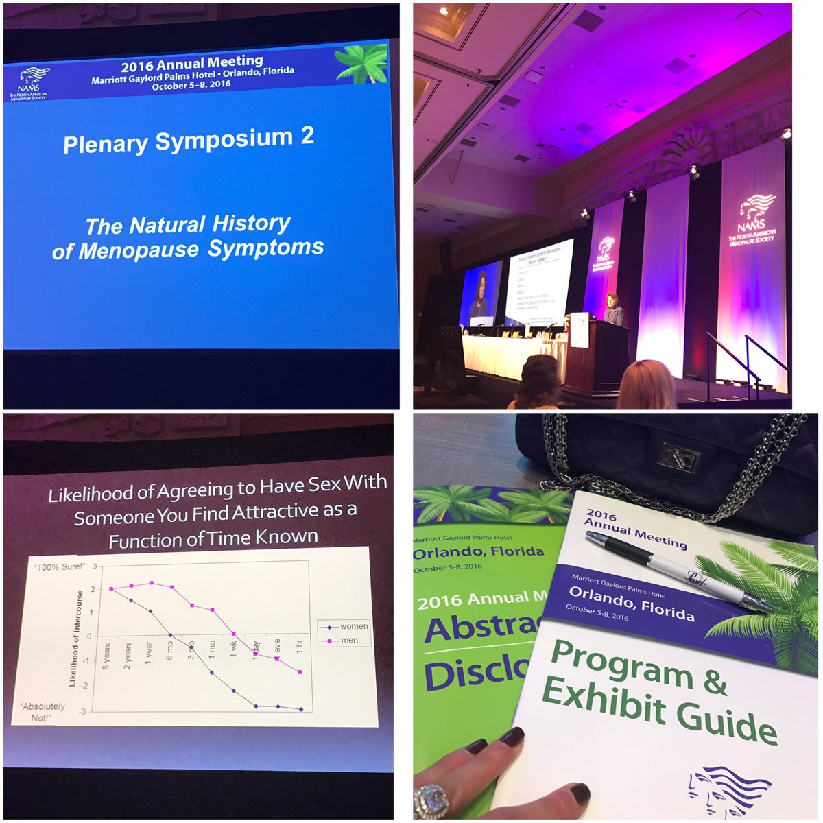DrJPearlman's tweet photo. Experts share leading science on #mating #menopause #hormone therapy #biomarkers of disease risk in women #NAMSmtg #NAMS2016 @MenopauseOrg https://t.co/LOKiuwHEwi