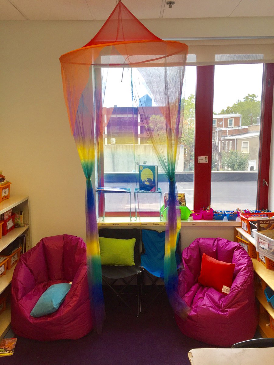 Find this cozy corner in Ms. Fobbs' room