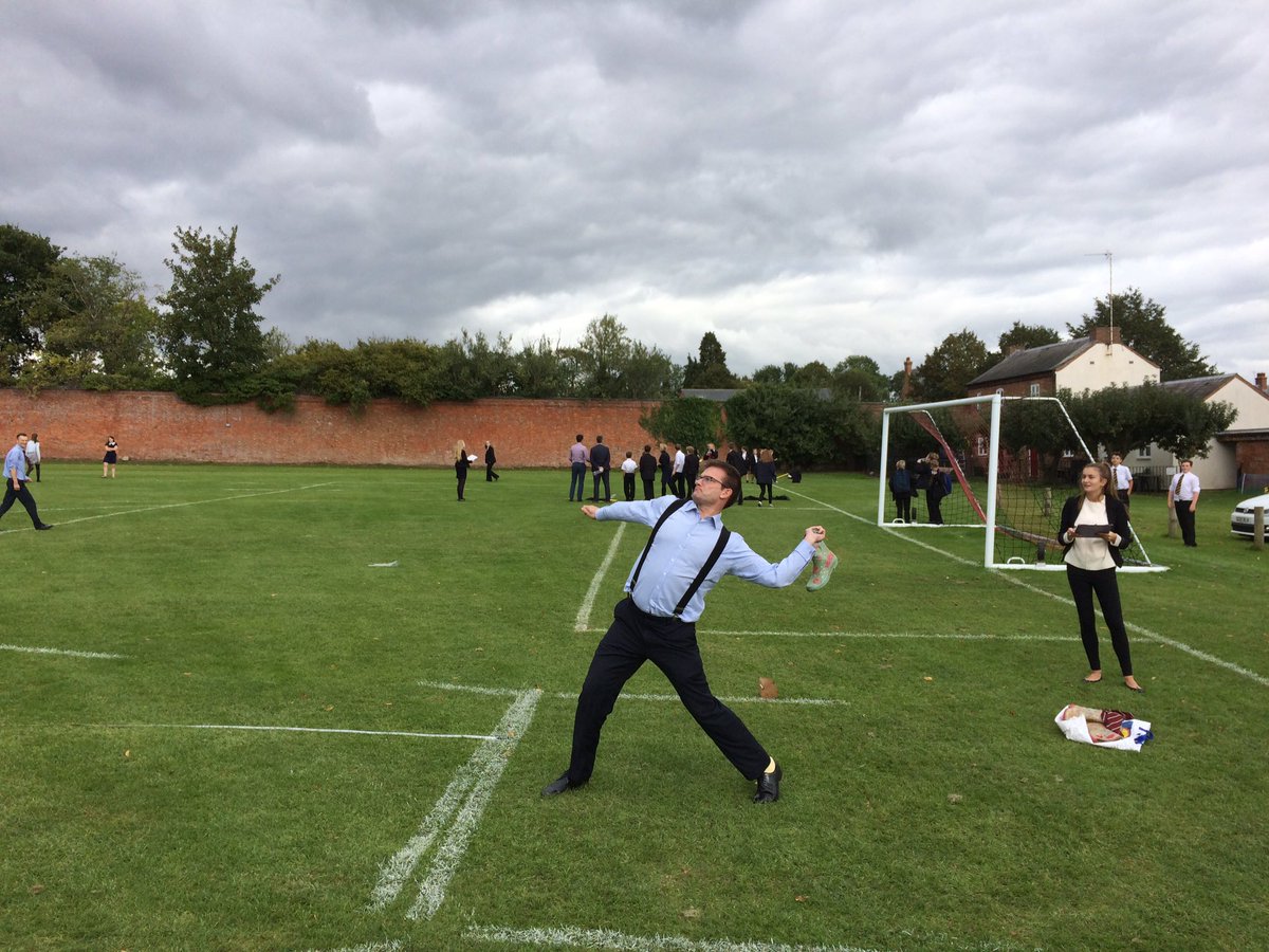 fisherhousepc's tweet photo. Mr Hester representing Fisher for our welly wanging competition to raise money for Mary's Meals #marysmeals #competative https://t.co/dDQ18gUndB