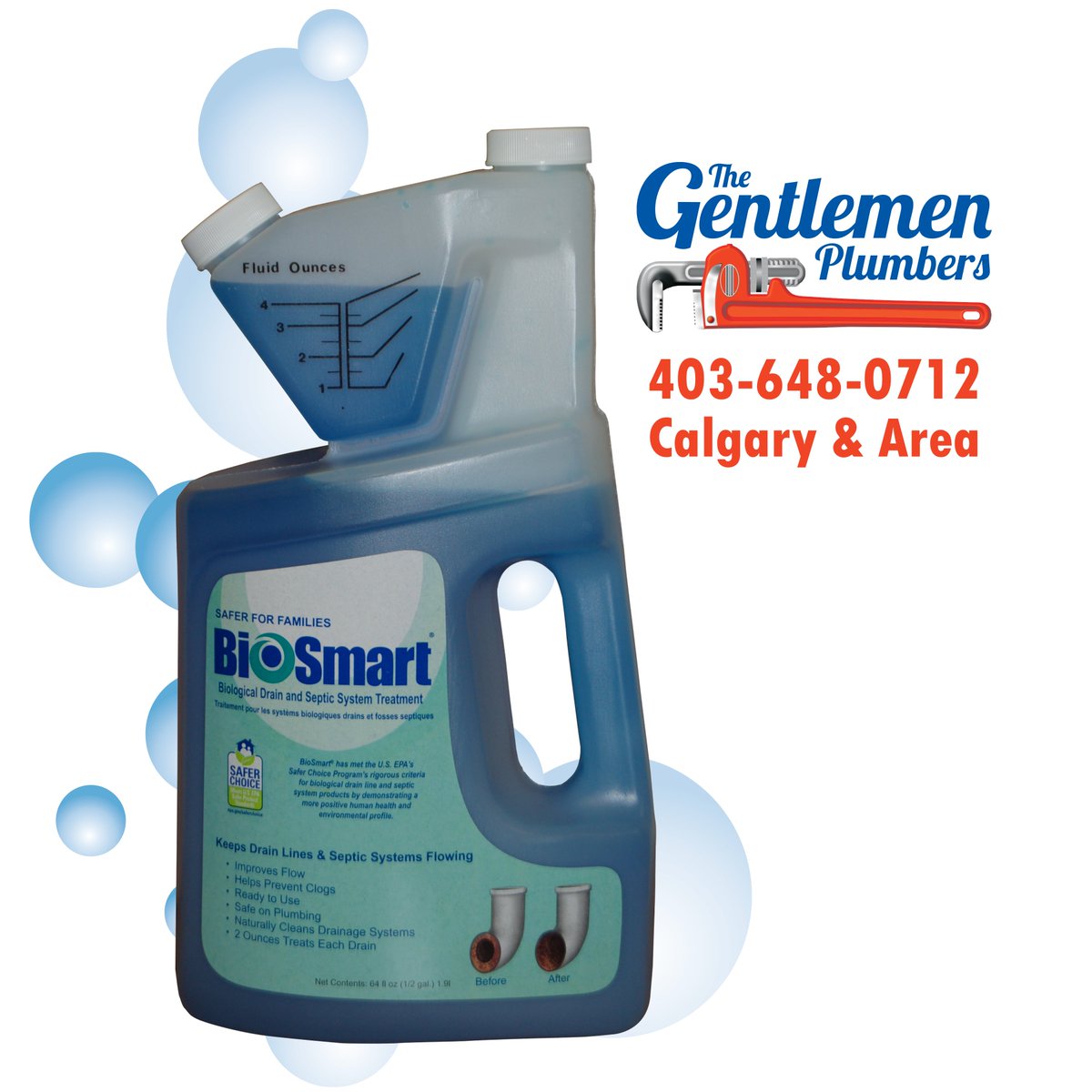 plumberlocal's tweet photo. The Gentlemen Plumbers offer you a better alternative to your “plumber in a bottle.” Choose the natural alternative to corrosives, BioSmart. https://t.co/sWqKGA9ZOB