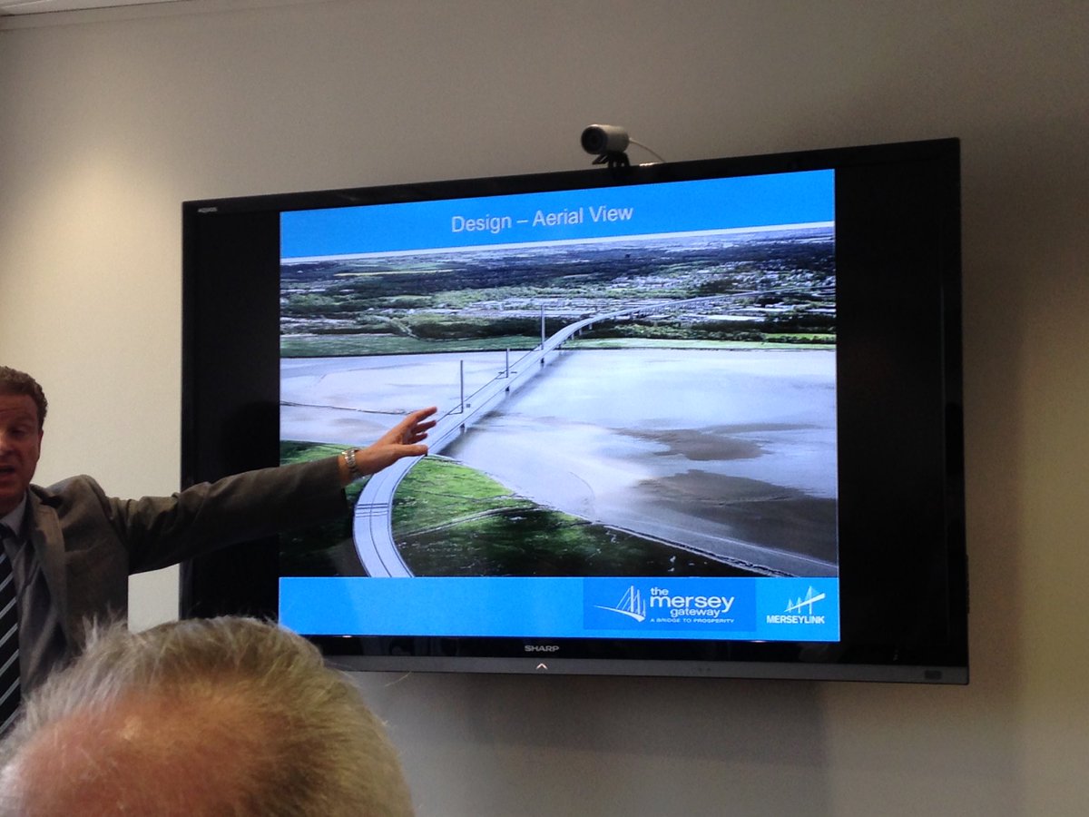 Trickey1977's tweet photo. @BathgateBF View of the new MerseyGateway across the River Mersey due to open Autumn17 #bridgetoprosperity thanks @ProLiverpool @TilneyIM https://t.co/HC2jWVLLZh