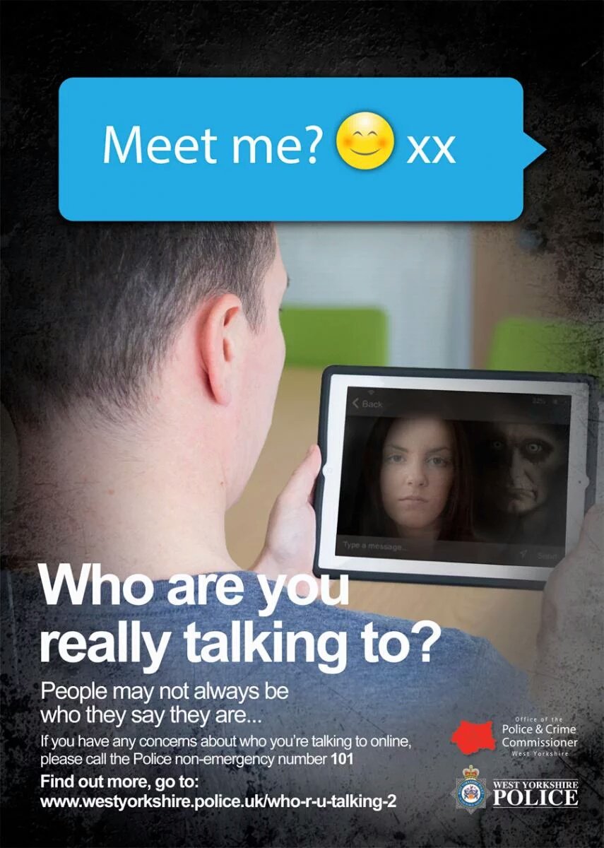 DigitalPCSO's tweet photo. Do you know who your kids are talking to online? via @WestYorksPolice
Agree on some boundaries #CyberSmartChoices. https://t.co/3VRbsnnObf