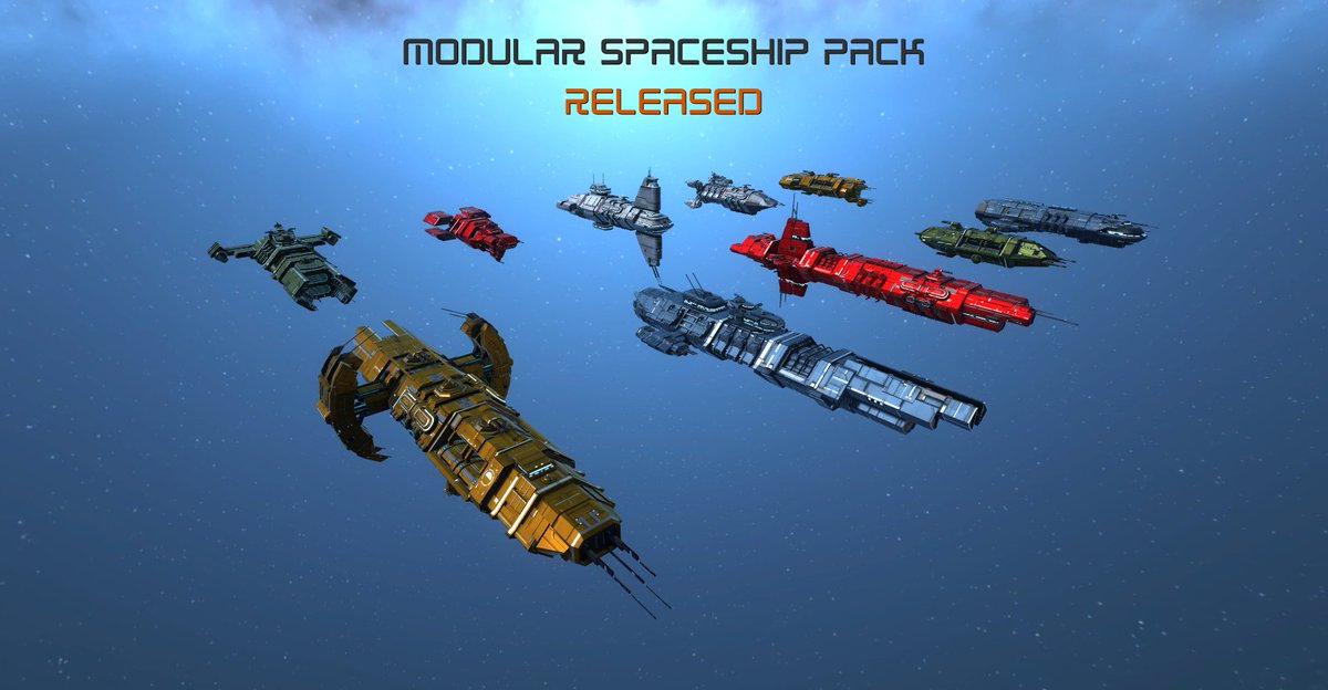 GregHon999's tweet photo. Modular Spaceship Pack is now on @UnityAssetStore 
https://t.co/ac17ZfRhhv   

#indiedev #gamedev #unity3d #unity5 #3dart #AssetStore https://t.co/afCiaS8Bbx