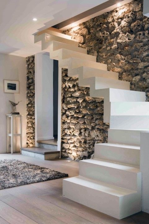 Futura home decor on twitter: "# #8211 #béton #blanc please rt ... Décor Escalier Beton