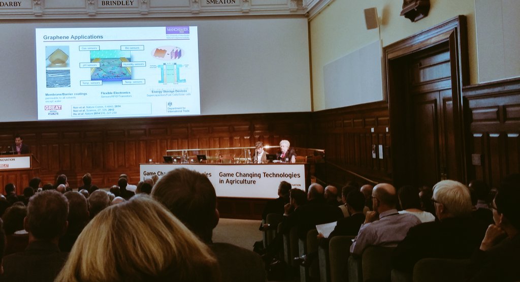 UKSINet's tweet image. Learning how advanced materials such as graphene will change agriculture. #AgriTechTZ #ScienceIsGreat