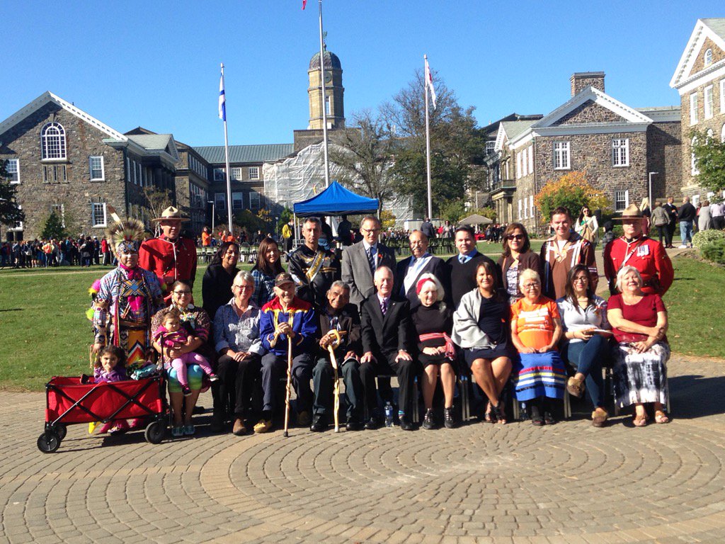 DalhousieU's tweet photo. What a tremendous day and outstanding ceremony. Thanks to all involved. #MikmaqHistoryMonth #DalProud https://t.co/jgWnl7YOAc