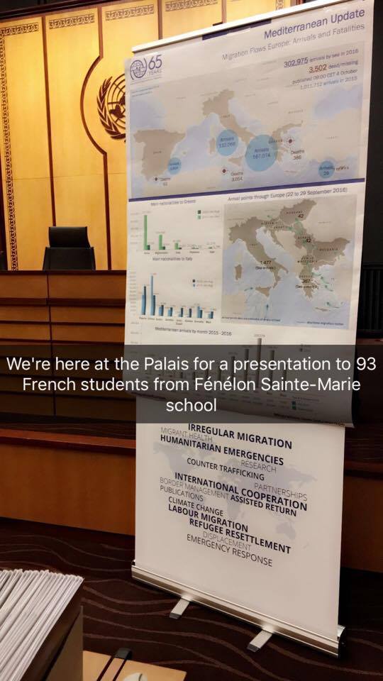 DTM_IOM's tweet photo. Snaps of the day, discussing migration, displacement and humanitarian responses with youth leaders Snapchat: DTM_IOM https://t.co/L56nveXDJU