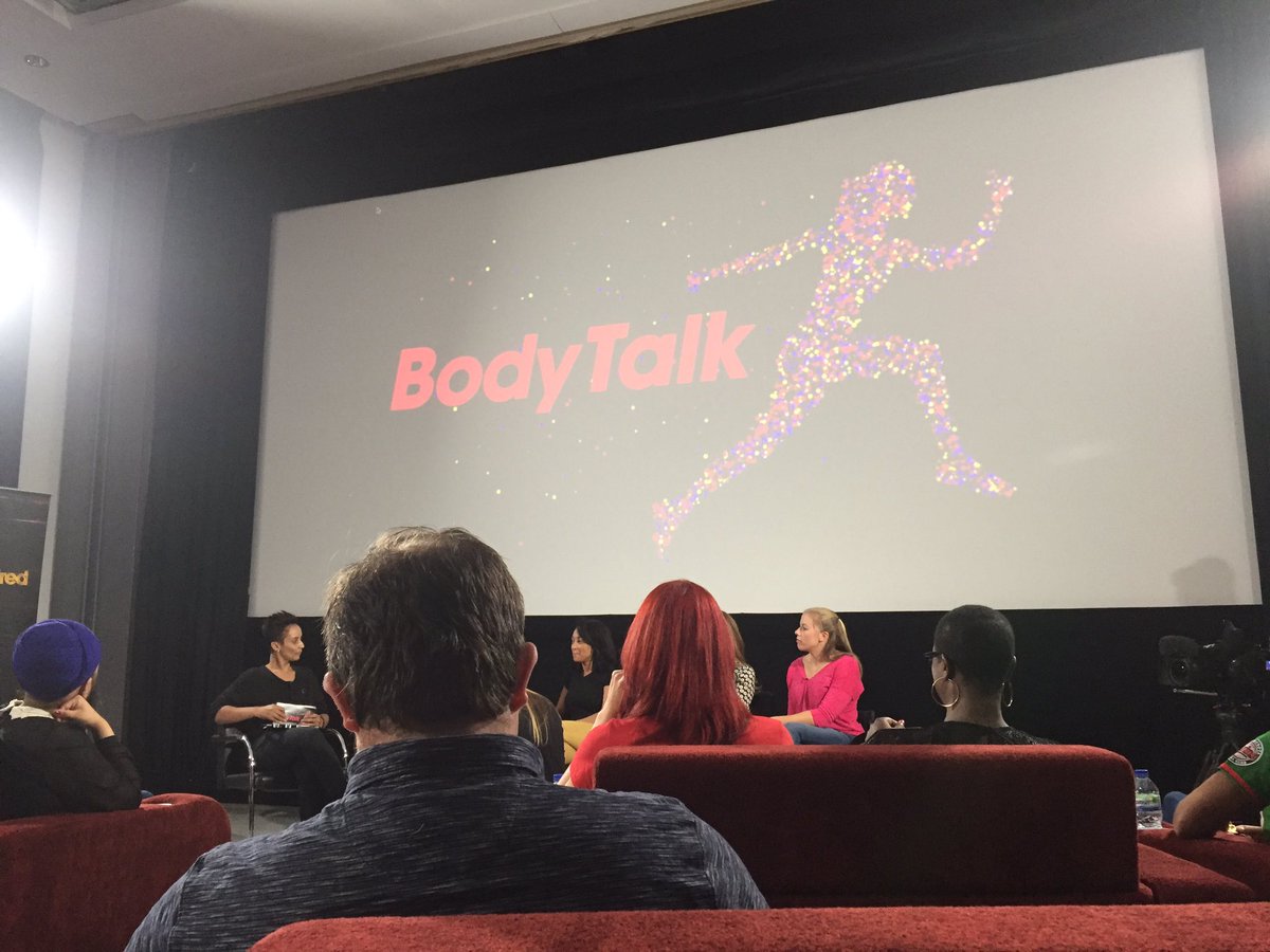 KateMenear's tweet photo. Empowering discussion at #BBCbodytalk @bbcgetinspired in the gorgeous @FACT_Cinema. Talking women's bodies, health and confidence! https://t.co/ioZCiAgsQR