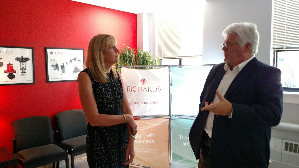 Admin. Morrison is in Cincinnati this morning to recognize Richards Industries for their commitment to #workplace #safety. <a href="/RichardsInd/">Richards Industrials</a>