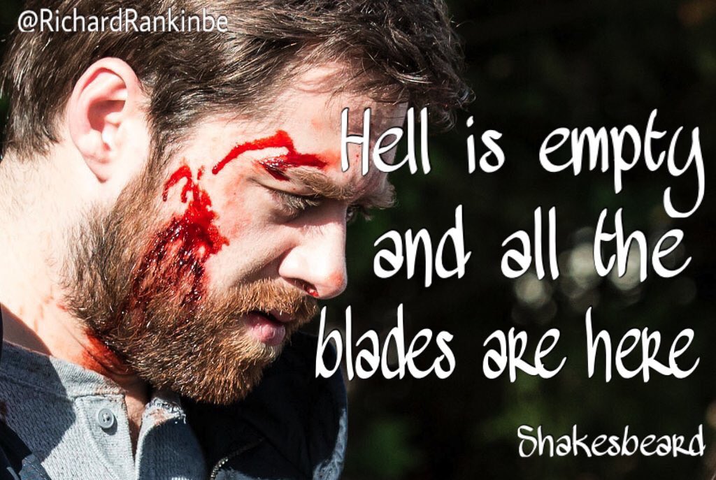 RichardRankinbe's tweet photo. As it's #NationalPoetryDay and bearing in mind my current mood 👇😉 #BardBernard https://t.co/N86z39De5c
