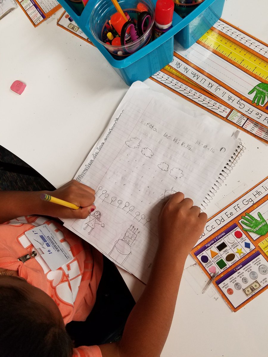 krn_watson's tweet photo. Generating ideas by drawing pictures with a lot of details by @lindavhoyt ๐ค๐ #LISDthrives #secondwrites @LakelandES https://t.co/JTmdZACvbl