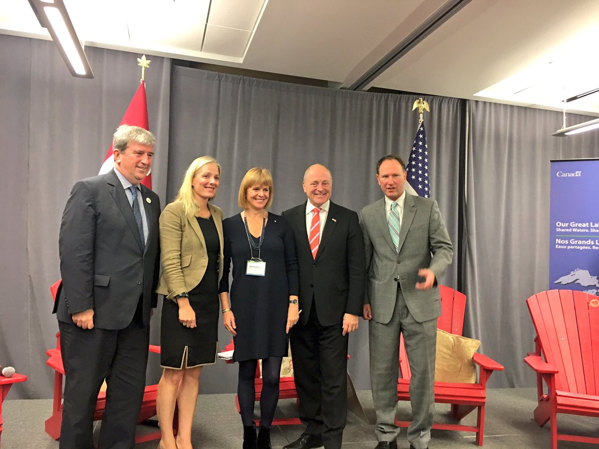 BruceAHeyman's tweet photo. Great insight into #USCanada cooperation &amp; protecting our lakes at #GreatLakesForum! @ec_minister @Glen4ONT @EPAGreatLakes @CameronDavisEPA https://t.co/l50Cn9L9JT