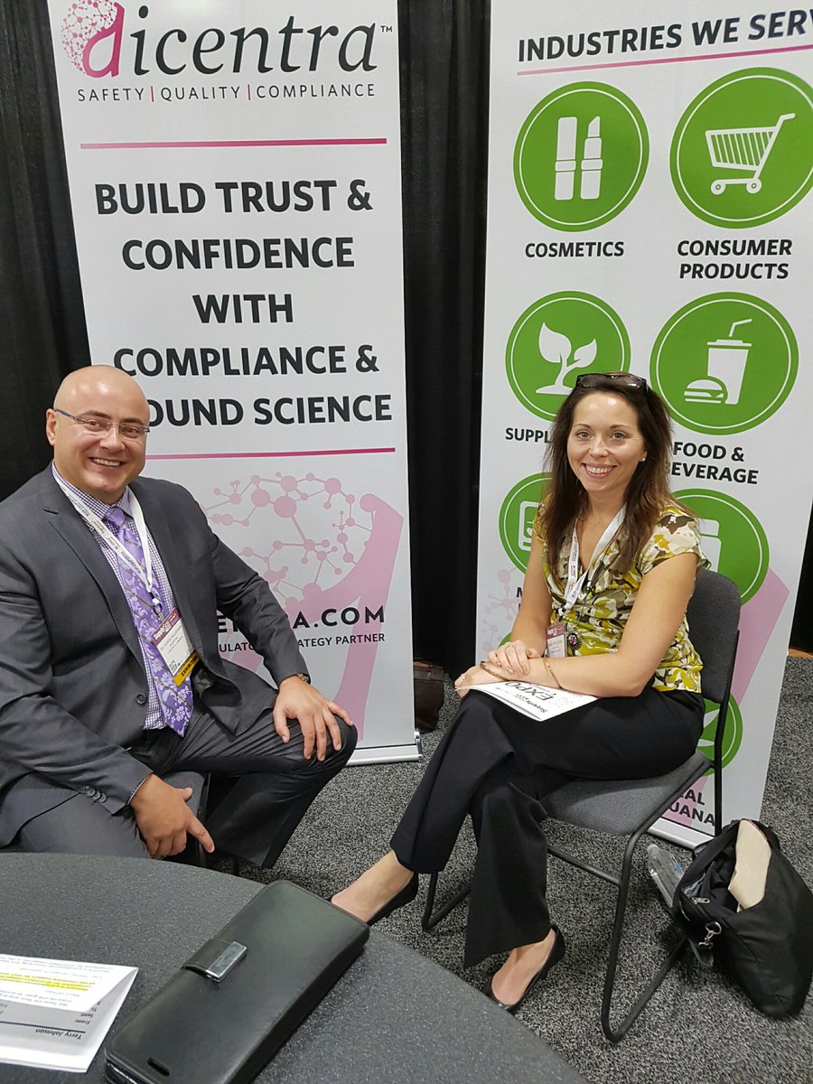 dicentradotcom's tweet photo. Vice President Dr. Karol Wojewnik meeting w. one of our clients from @nutridyn
Head over to Booth #Q113 to meet our experts! #SSW16 #SSWExpo https://t.co/b1tAQGpabK
