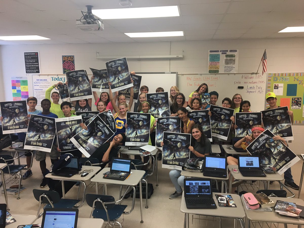 AWilliamsDJHS's tweet photo. @frankbeddor is the best author we ever interviewed! Thank you so much! #litauthor #5thBlock https://t.co/PGgXSgXRAt