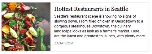 So proud of the team at Vestal for making the <a href="/Zagat/">Zagat</a> "Hottest New Restaurants in Seattle" list! bit.ly/2dVGTnm