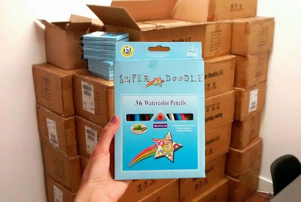 superdoodleco's tweet photo. Our mission is to donate supplies to art therapy organizations. We donated 1,400 packs to Centre d'art-thérapie ! 🎨🌟 https://t.co/yZlWC7HLT4