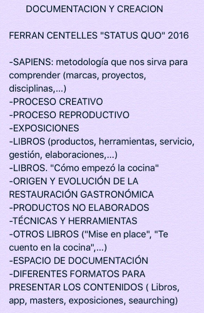 2001_fede's tweet photo. Gran ponencia de Ferran Centelles en @ssgastronomika @ferranadria @bullipedia #BulliLab #Bulli1846 @elBulli_oficial https://t.co/j5OM3l1zXD