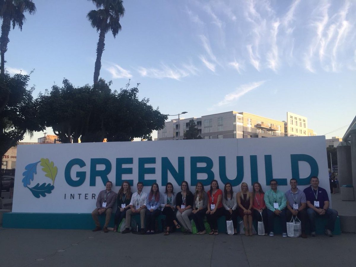 A group of our <a href="/KSU_ARE_CNS/">KState_ARE_CNS</a> students are <a href="/Greenbuild/">Greenbuild</a> 2016 in Los Angeles this week learning the latest trends in green building! #KStateEngg