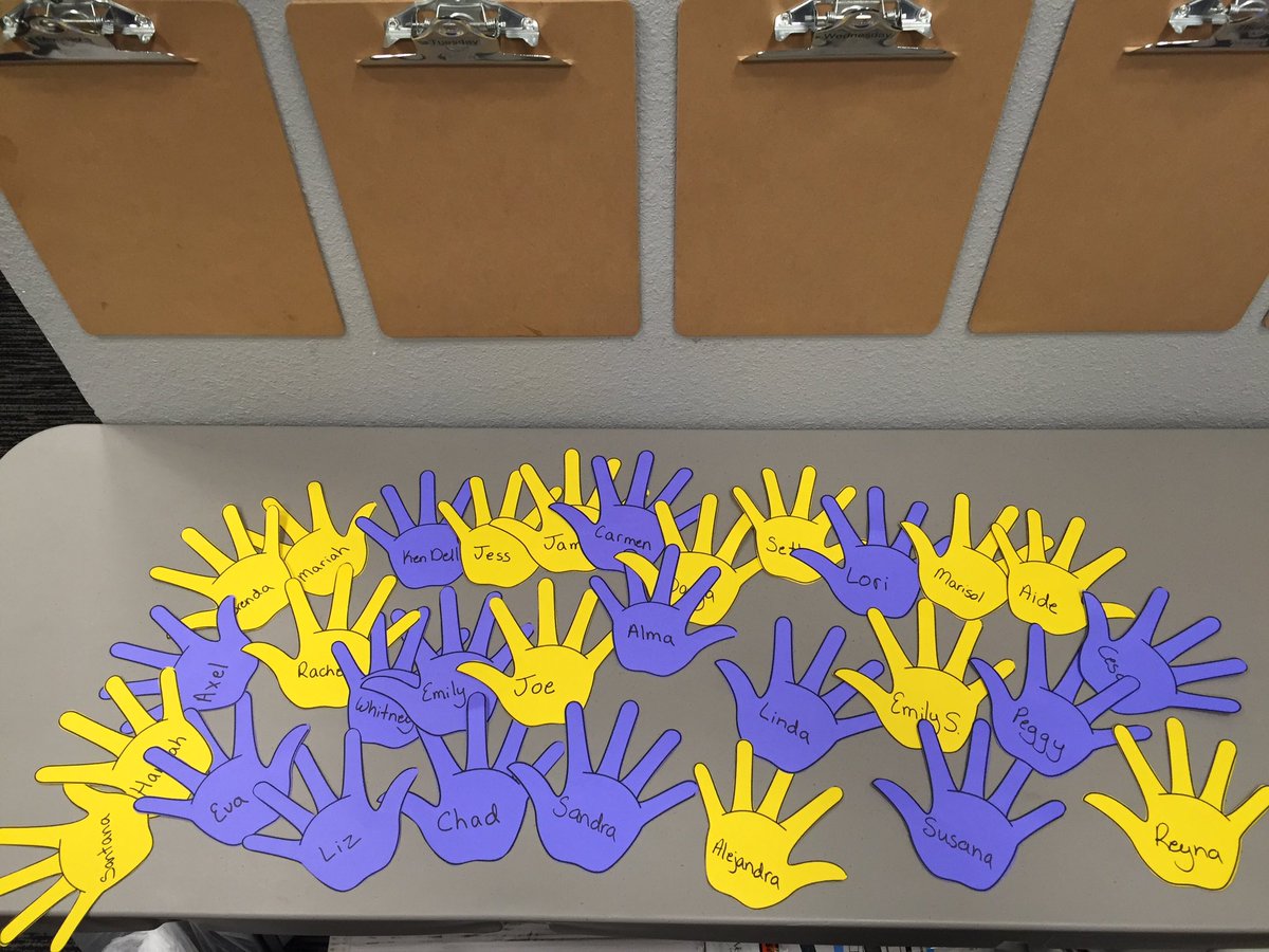 EmilyChrls's tweet photo. For every friendly, authentic, caring and thoughtful act, our team members will get a "high five" on the board! #HandsOnHamptonality https://t.co/UNeS7esArM