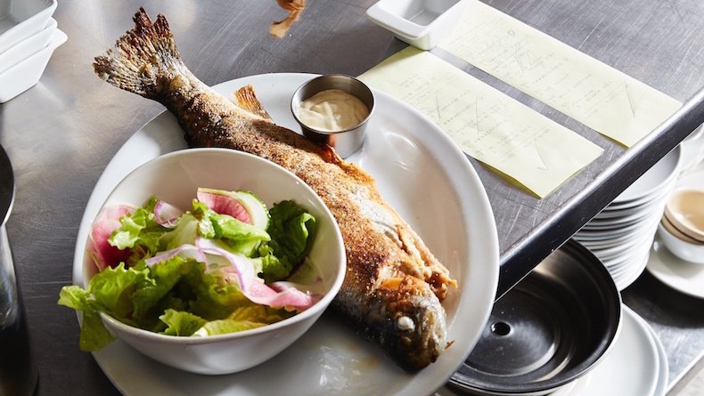 .<a href="/CakesandAle_/">Cakes & Ale</a> in Atlanta, a city surrounded by generations-old trout farms, whole roasted trout is a special dish: platem.ag/2dVJCxi