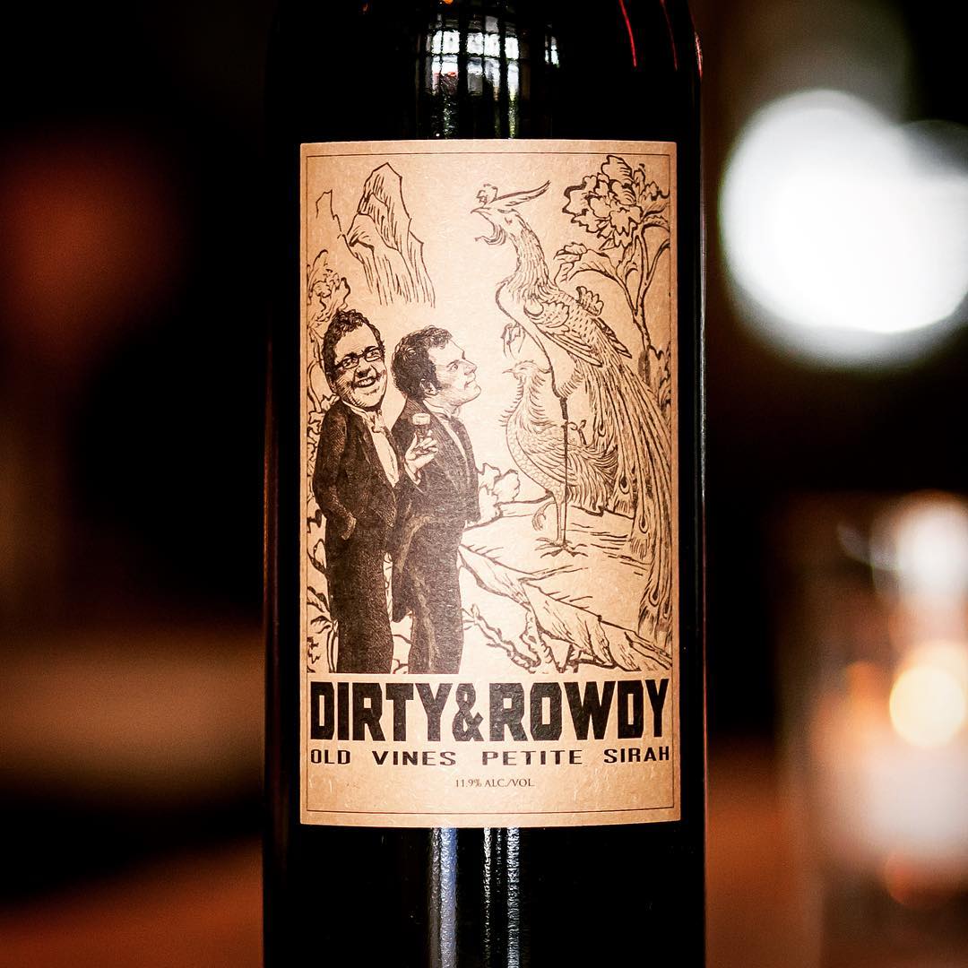 We're playing dirty, tonight! Petite Sirah from <a href="/DirtyandRowdy/">Dirty and Rowdy Wine</a> Let's play together... #naturalwine #vinnaturel #sirah #thetenbells