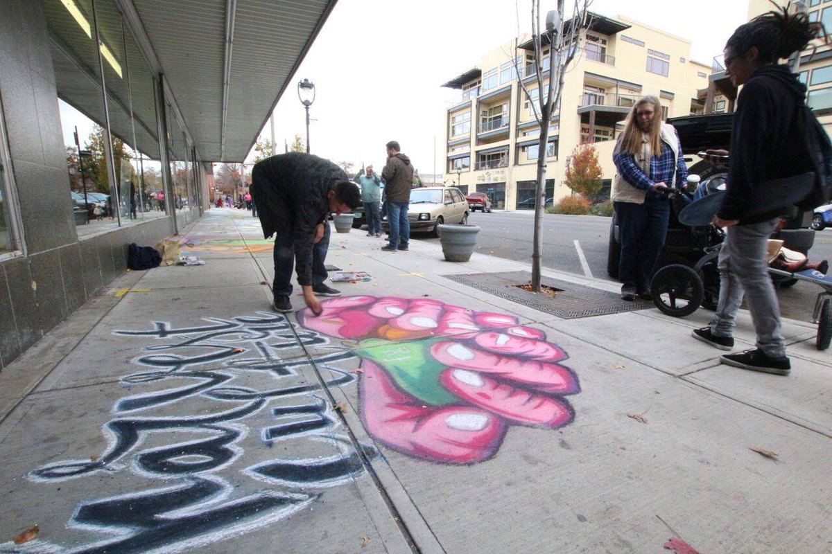 Visit our designers, Enrique and Stevan, in #DTyakima for the 2nd Annual Chalk Art Festival this Saturday (10am-3pm) on Third Street! #tbt