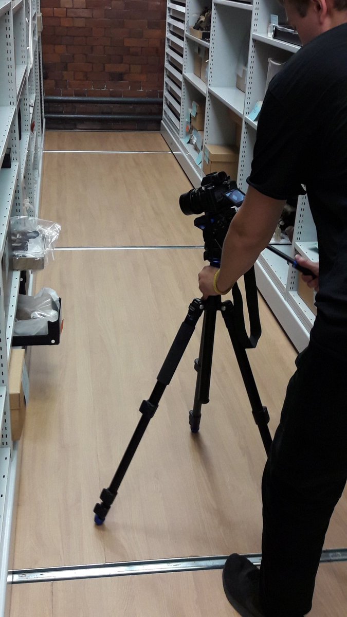 Today I supervised 2 artists filming a 100 yr old platypus skin for their show. Luckily it kept very very still..