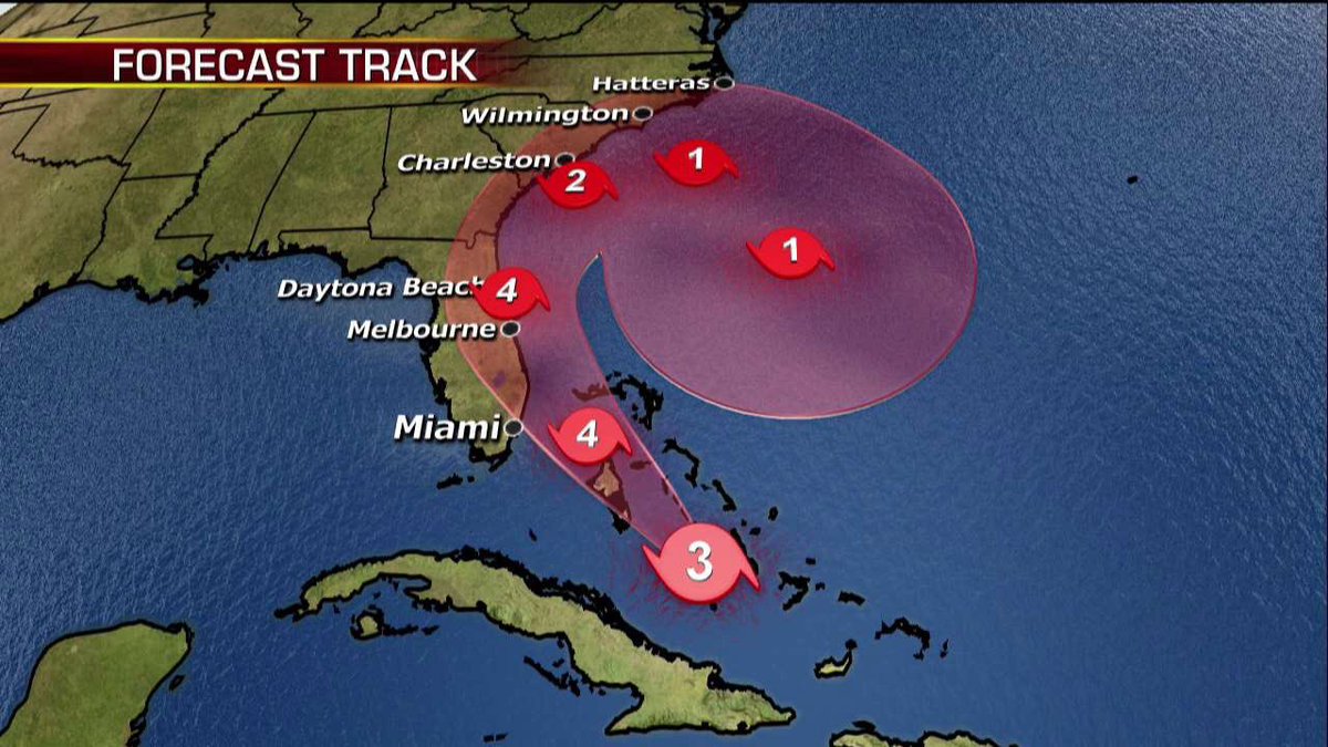 LesNews's tweet image. L'Ouragan #Matthew est considéré comme le plus dangereux à traverser les #USA depuis une décennie via @FoxNews