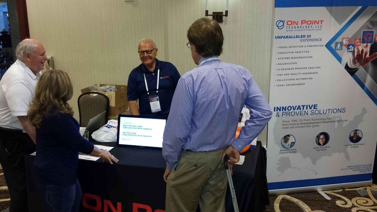 OnPointTechLLC's tweet photo. We’ve had a great week in New Orleans at the 2016 NASWA UI Directors’ Conference #NASWAUI2016 https://t.co/TdJQYrlsxD