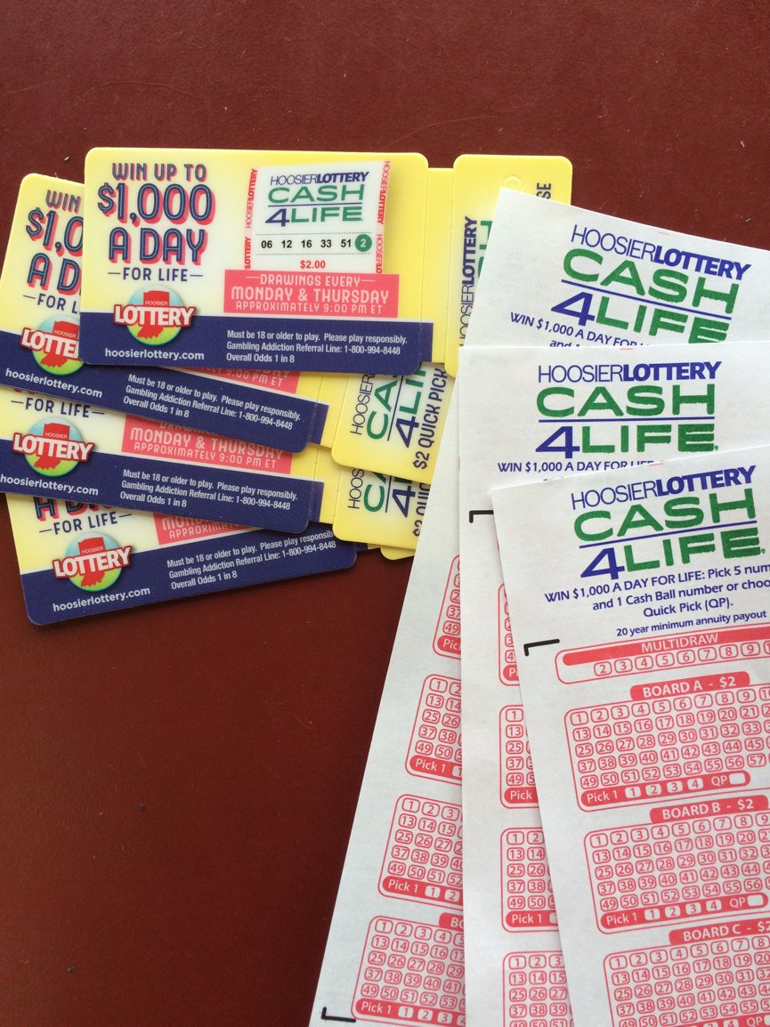 hoosier lotto cash 4 life