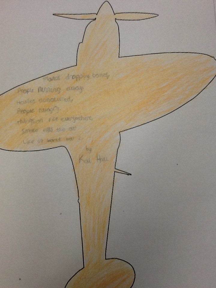Class6LW's tweet photo. More brilliant WW2 poems #NationalPoetryDay #WorldWar2 https://t.co/i6DnFJnHo6