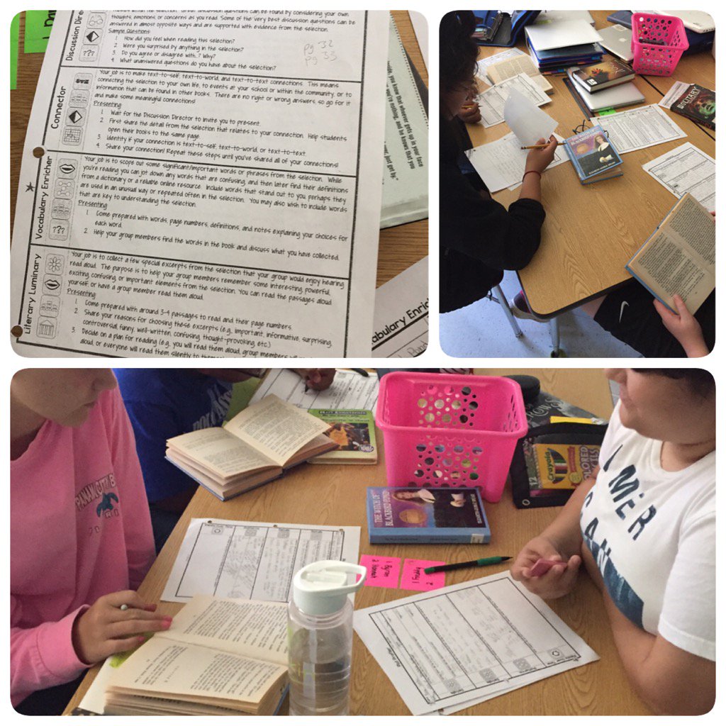 cemorgan22's tweet photo. Literature Circles in @kstack15 LA class. #collaboration #ccasis #cmsrocks https://t.co/duzvCETmrp